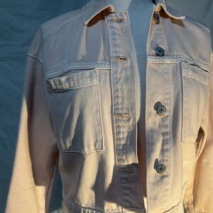 Women's Light Pink Denim Jacket